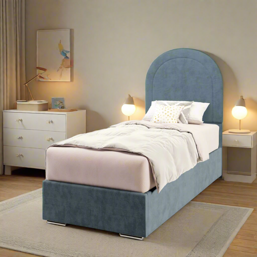 Arched Border Headboard Frame Bed