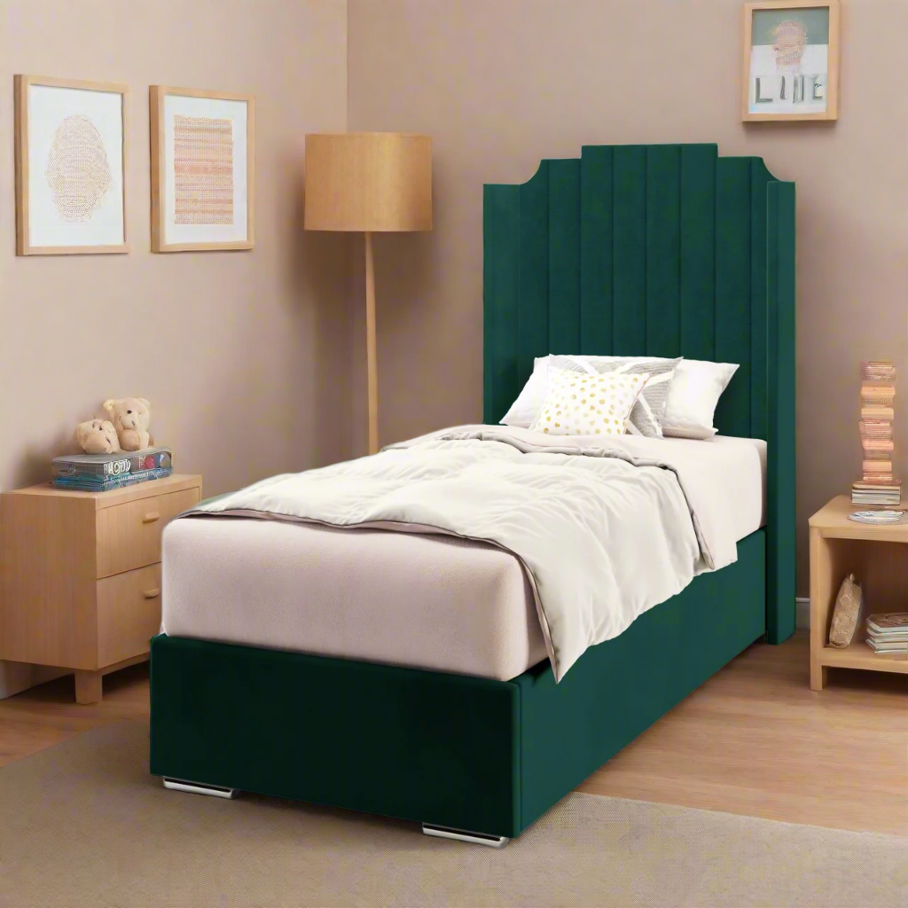 Art Deco Headboard Frame Bed