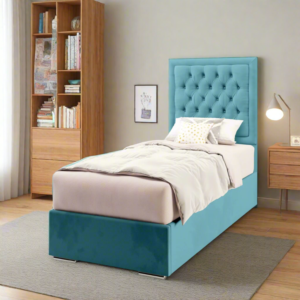 Chesterfield Border Headboard Frame Bed