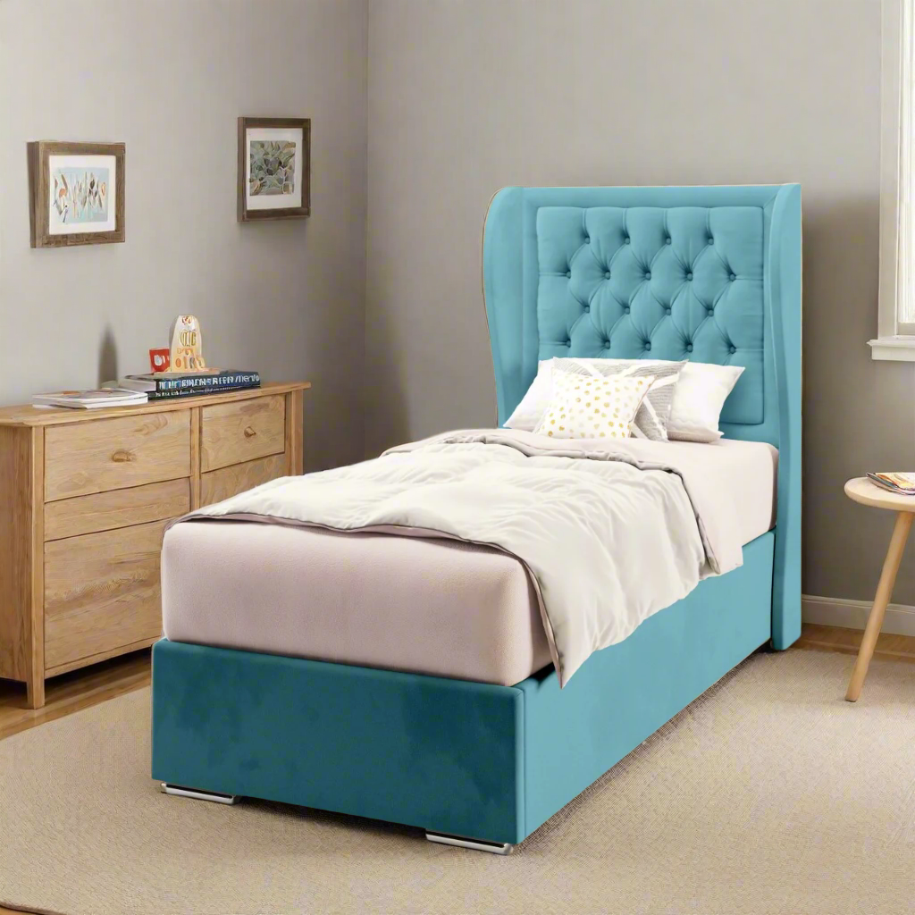 Chesterfield Border Headboard Frame Bed