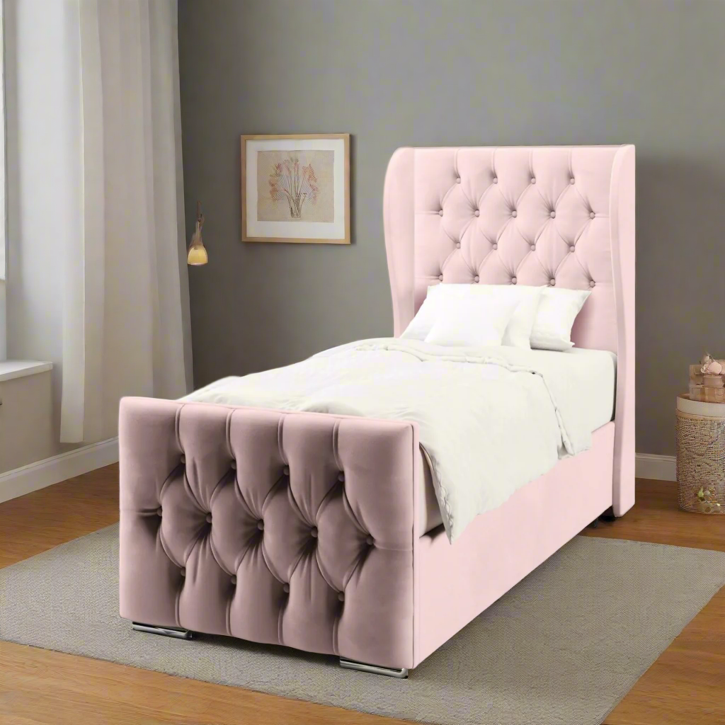 Chesterfield Headboard Frame Bed & Footend