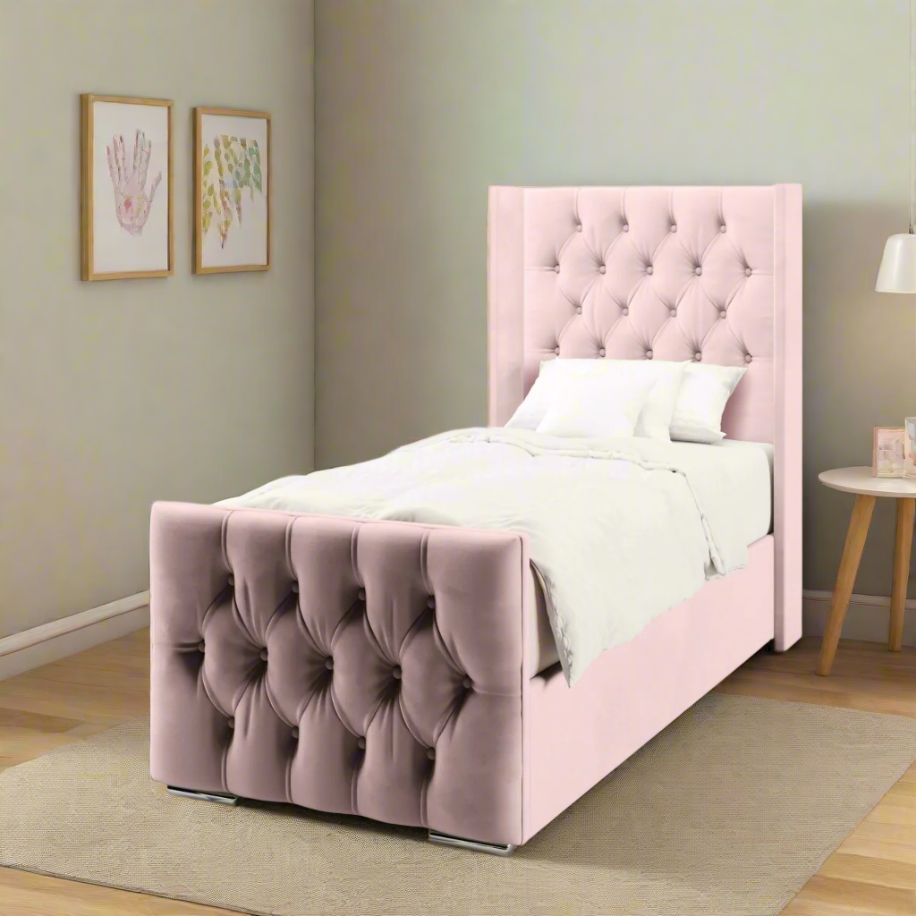 Chesterfield Headboard Frame Bed & Footend
