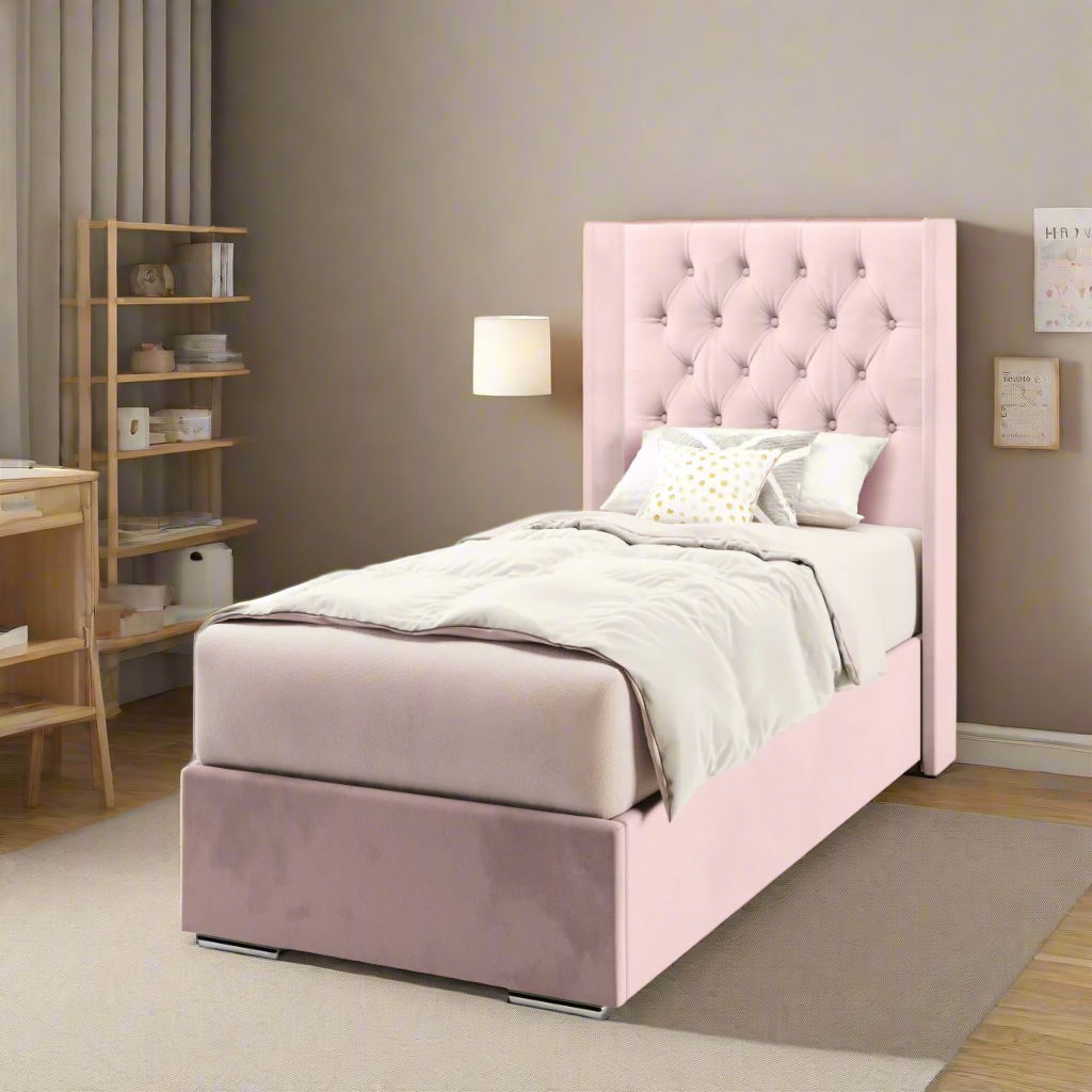 Chesterfield Headboard Frame Bed