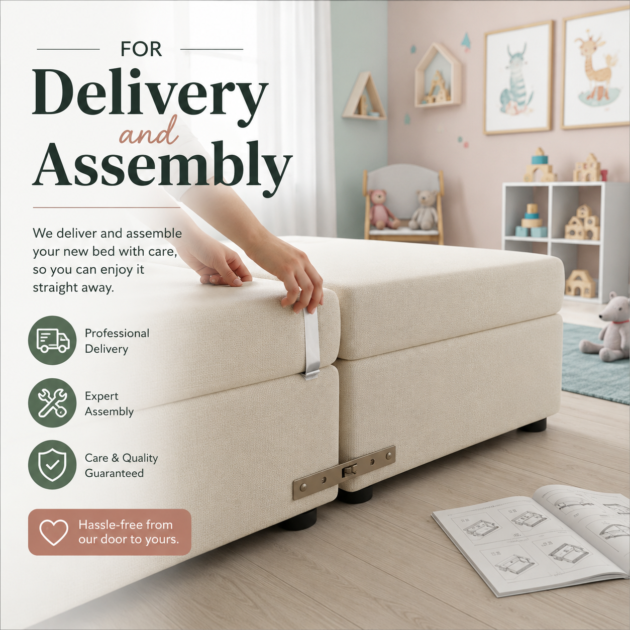 Ottoman Bed Assembly & Delivery Guide