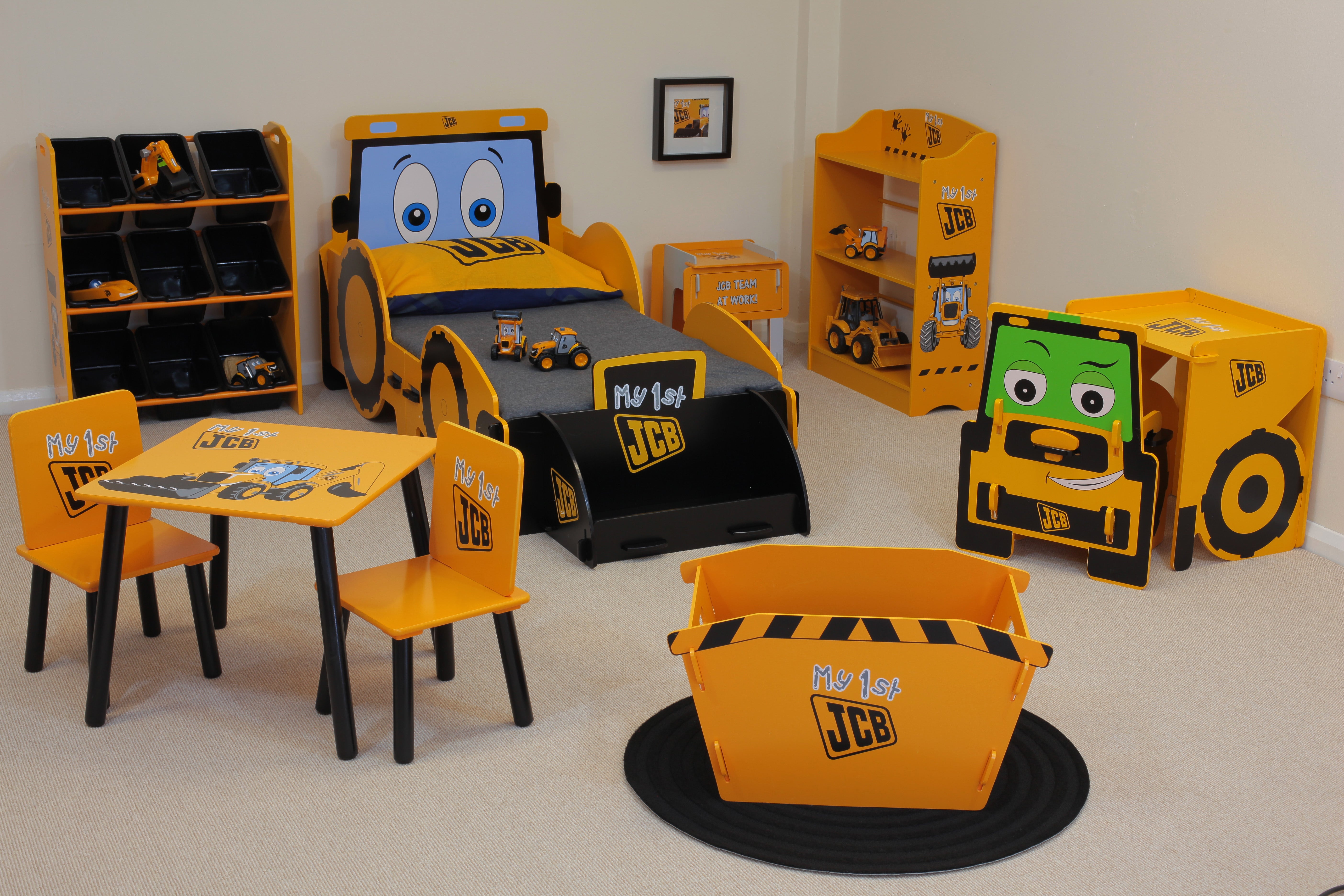 JCB Junior Toddler Bed & Furniture Bundle