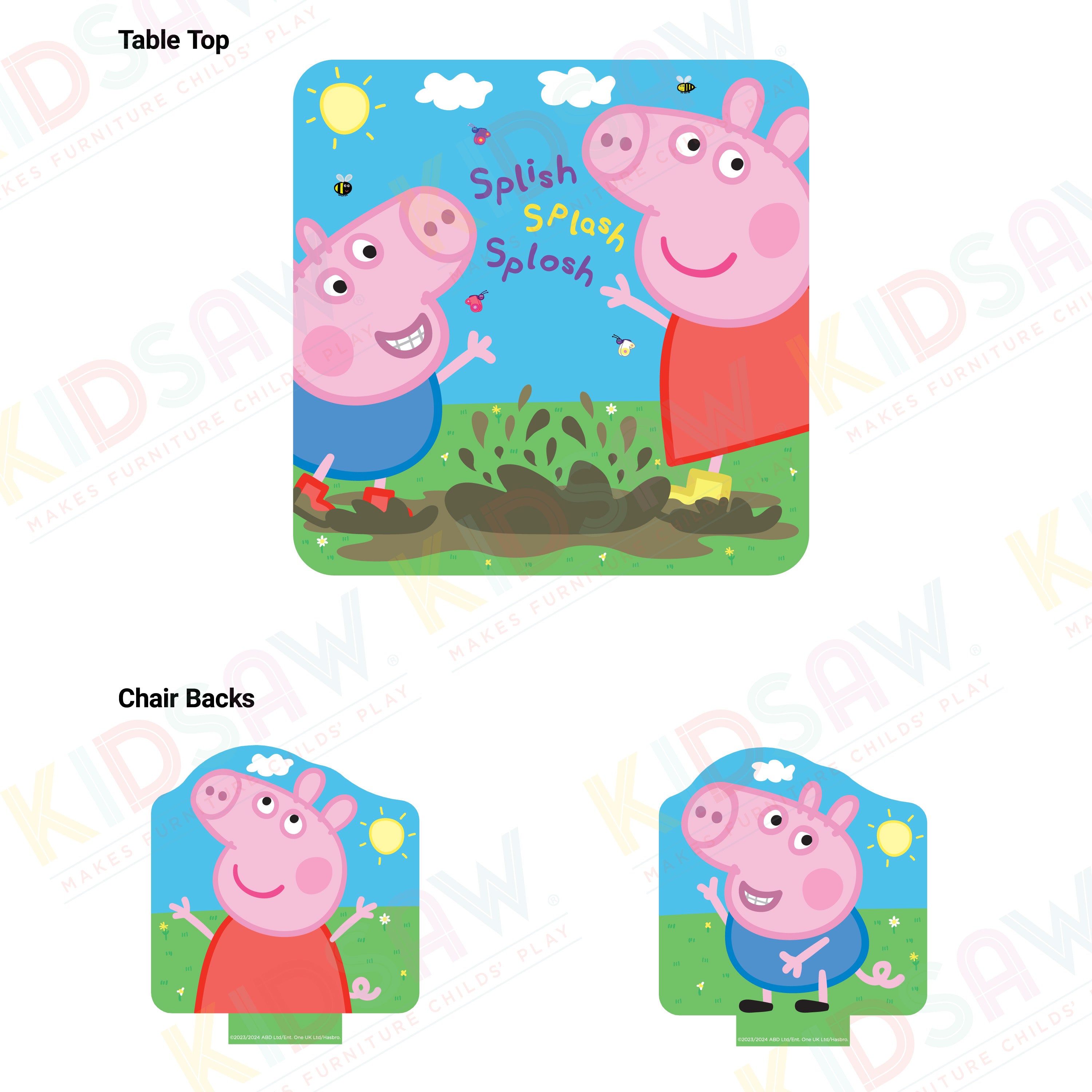 Peppa Pig Toddler Bed & Furniture Bundle