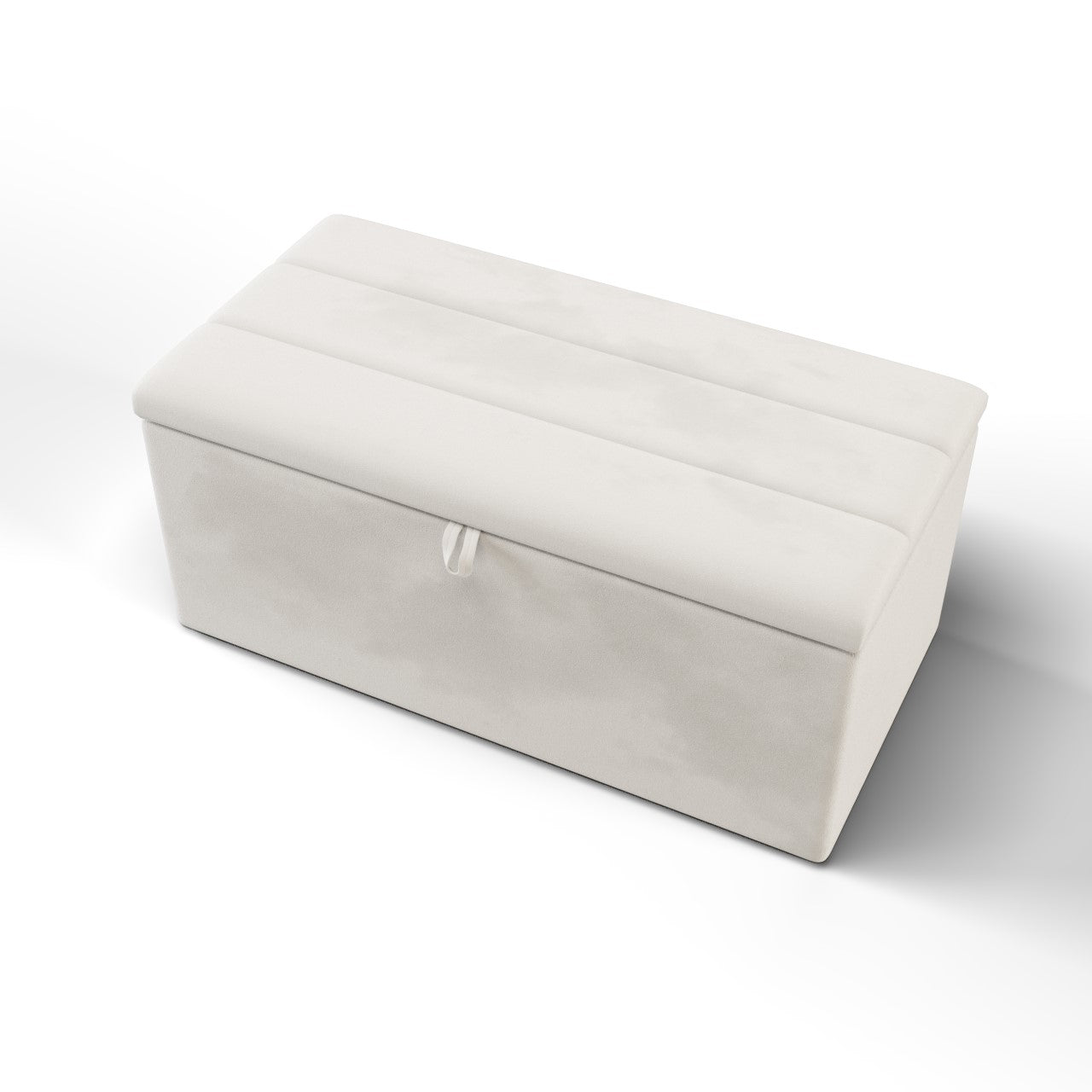 Horizontal Panels Ottoman Storage Box