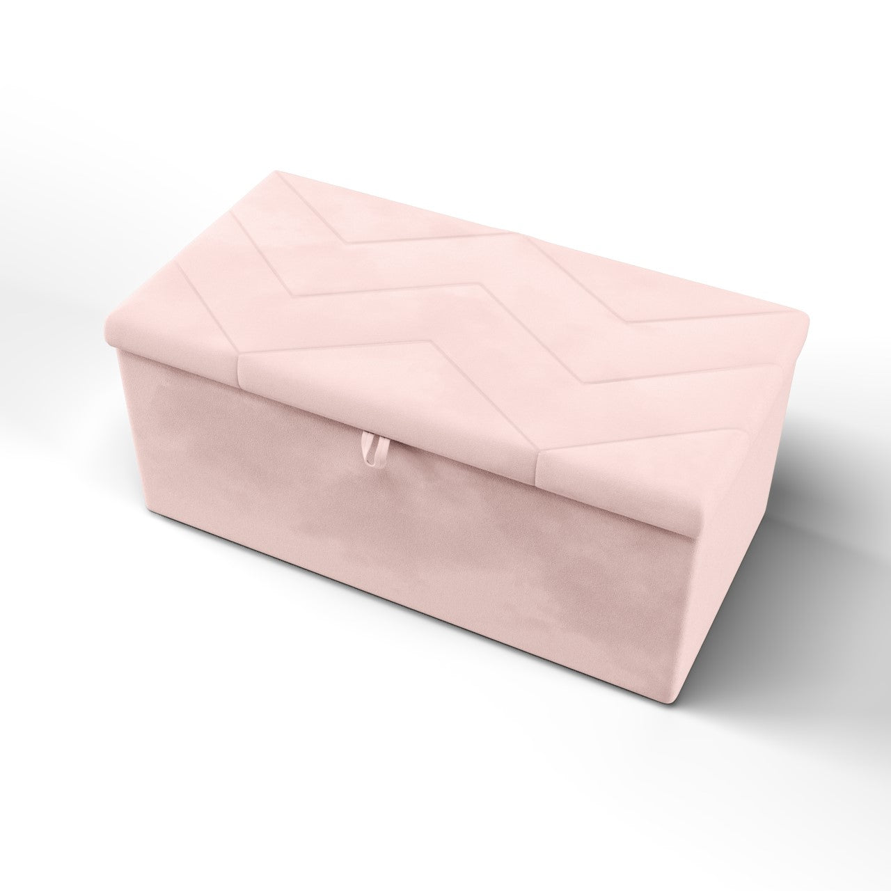 Chevron Ottoman Storage Box