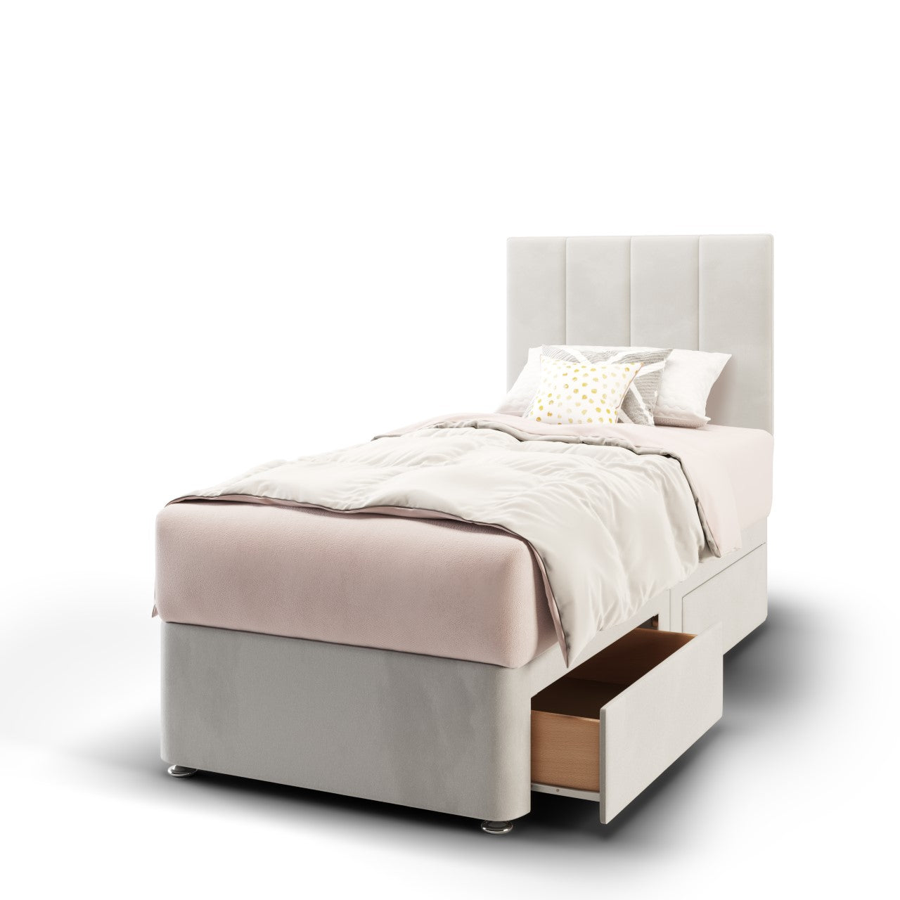4 Panel Headboard Divan Bed
