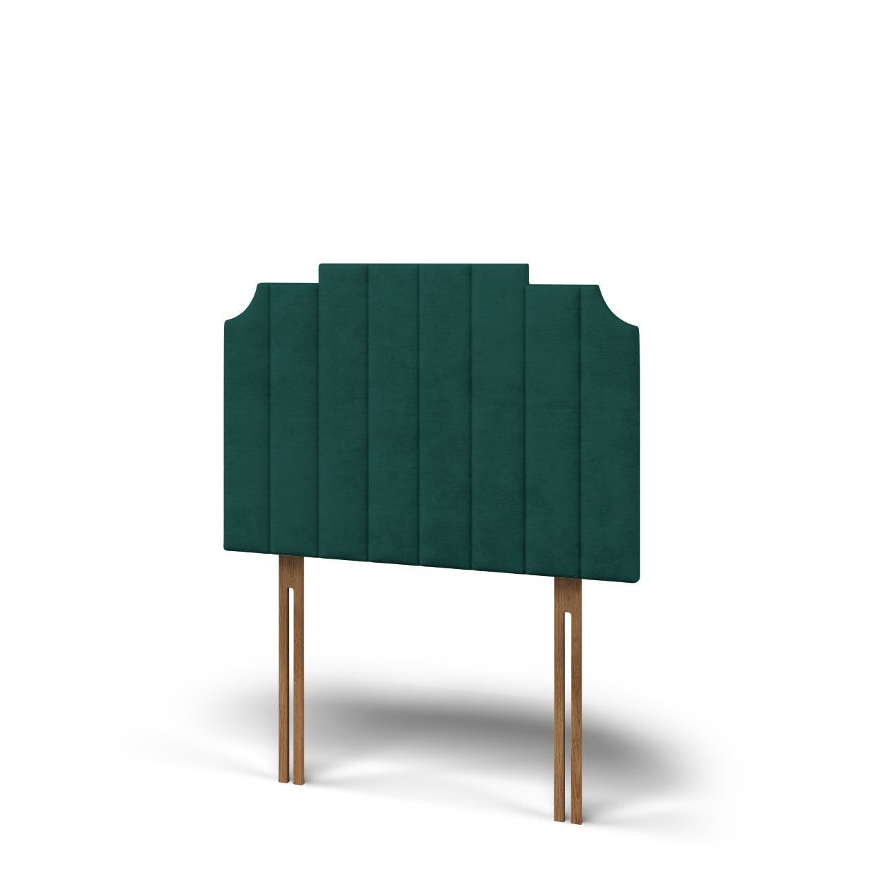 Art Deco Headboard Ottoman Storage Bed