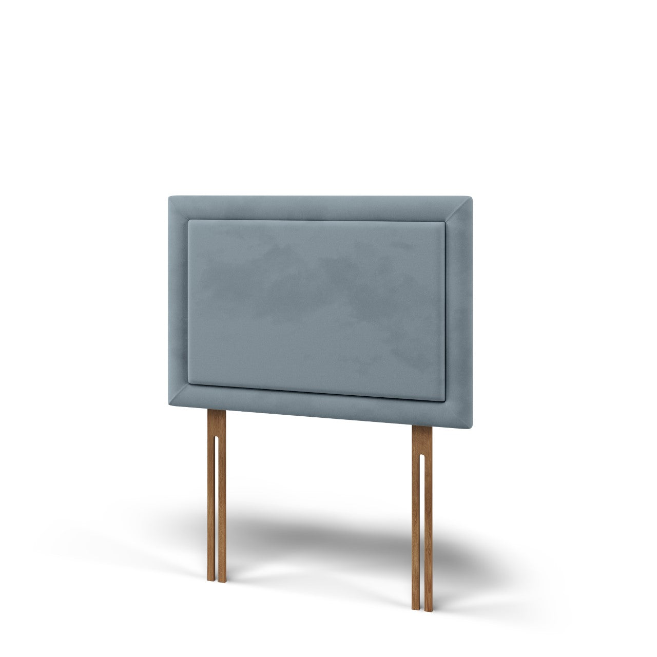 Plain Border Headboard Ottoman Storage Bed