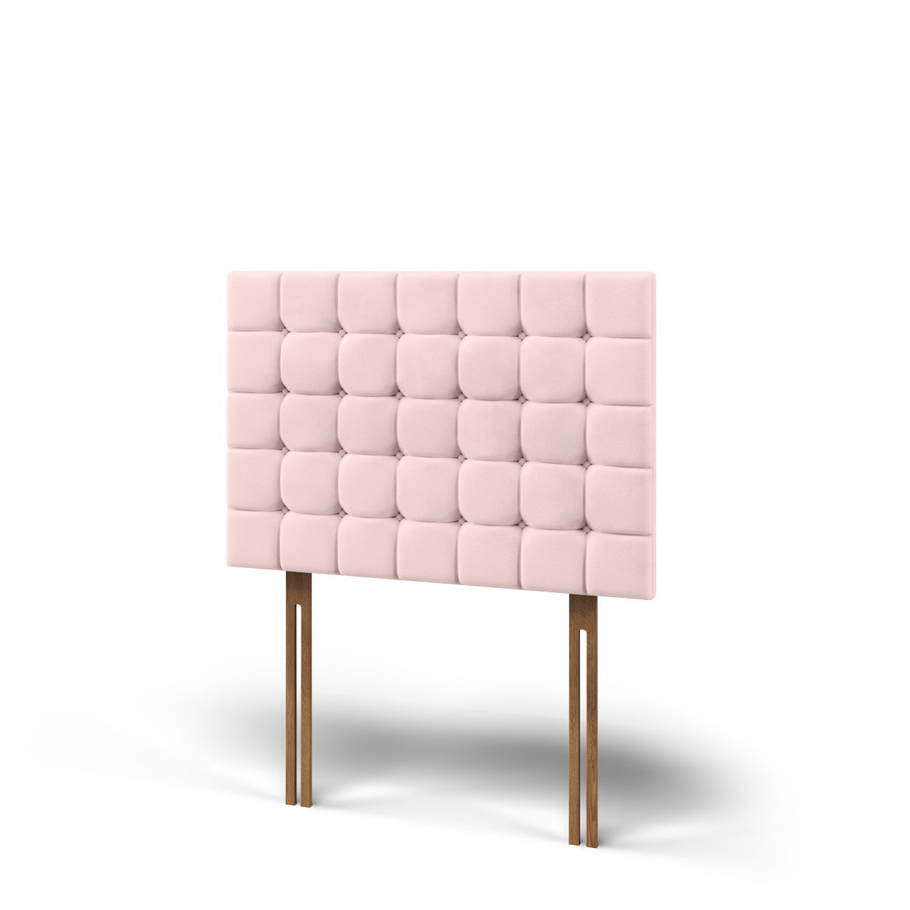 Small Cubic Headboard Ottoman Storage Bed
