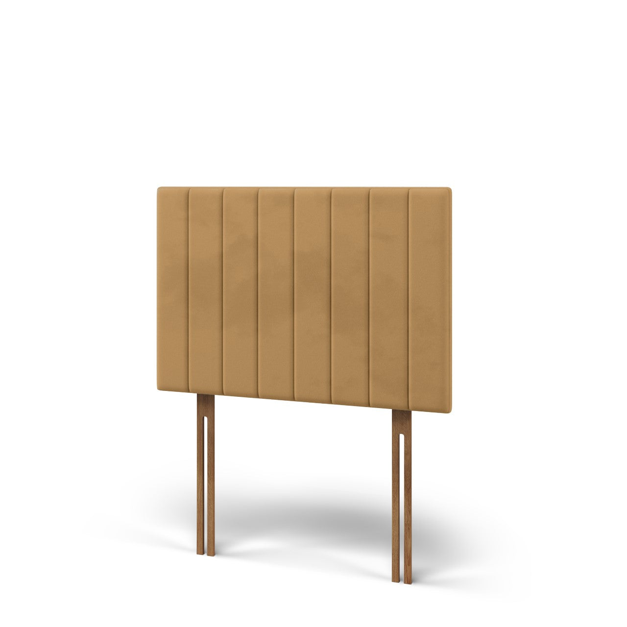 Vertical Panels Headboard Ottoman Storage Bed