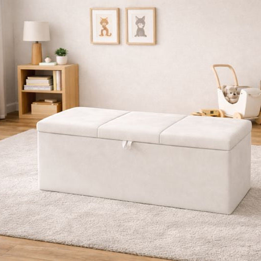 Harper Kids Ottoman - Toy & Blanket Storage Box