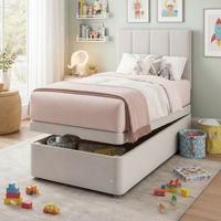 4 Panel Ottoman Bed - Kids Bedroom Lifestyle