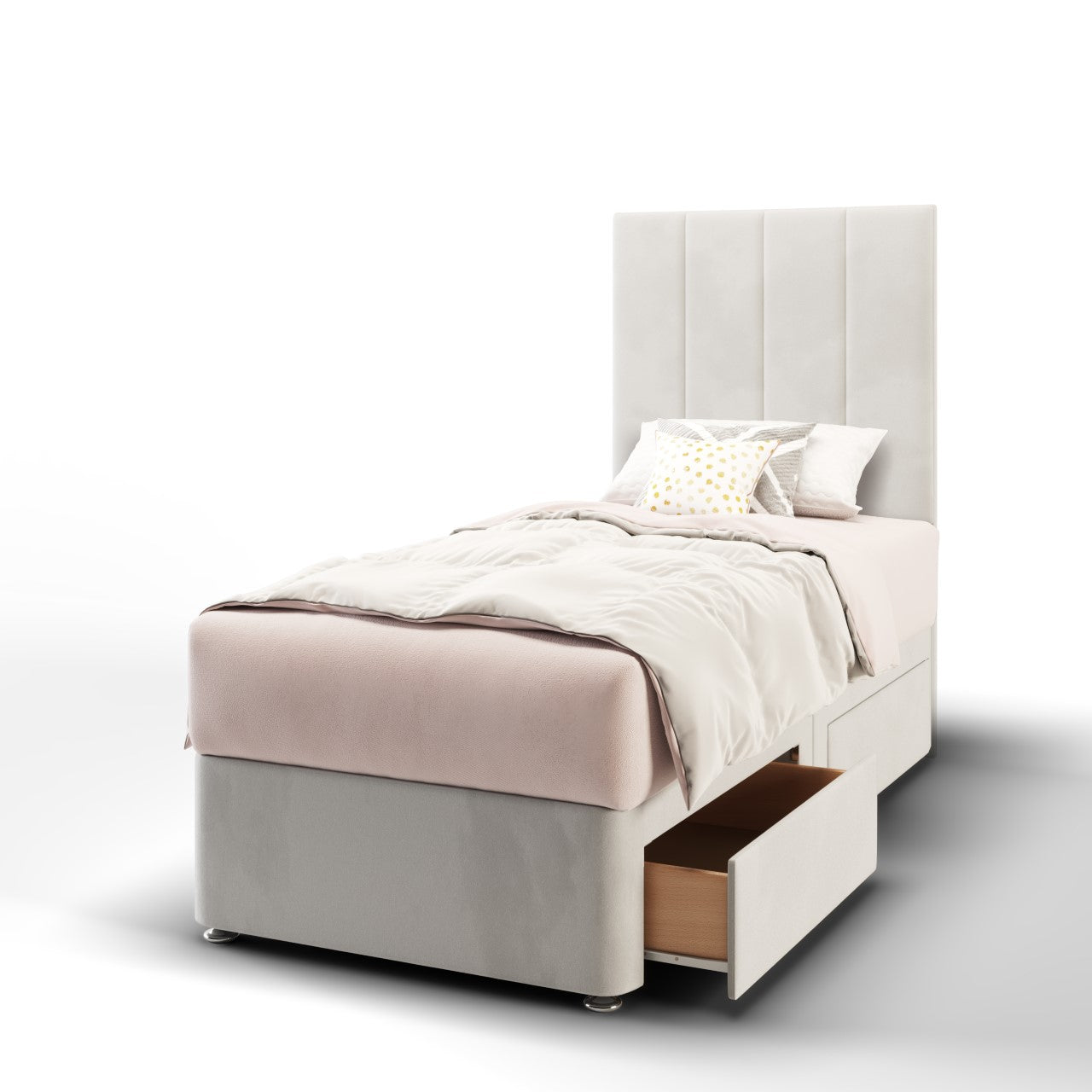 4 Panel Headboard Divan Bed