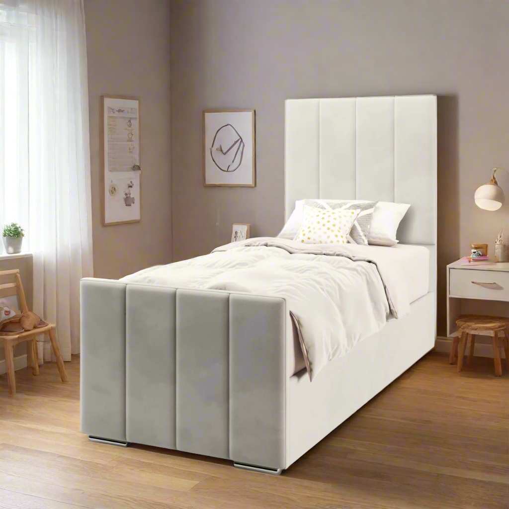 4 Panel Ottoman Storage Side Lift Bed & Footend