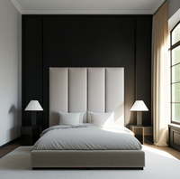 4 Panel Design Wall Mounted Headboard & Build your Bed Base