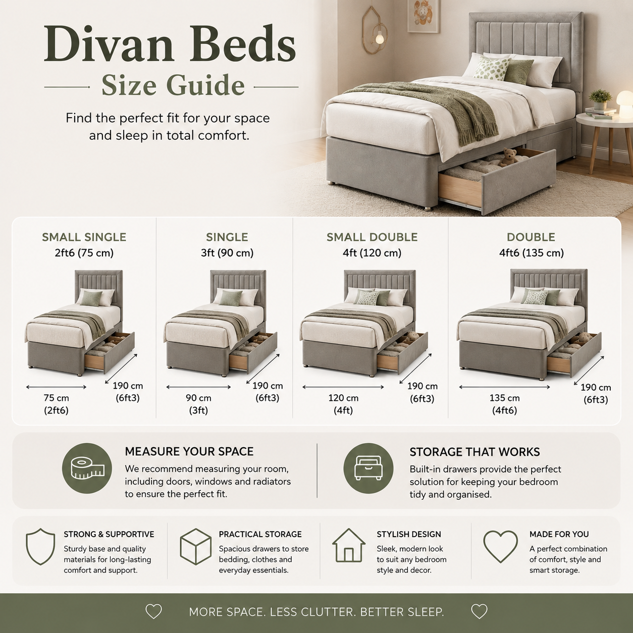 Divan Bed Size Guide