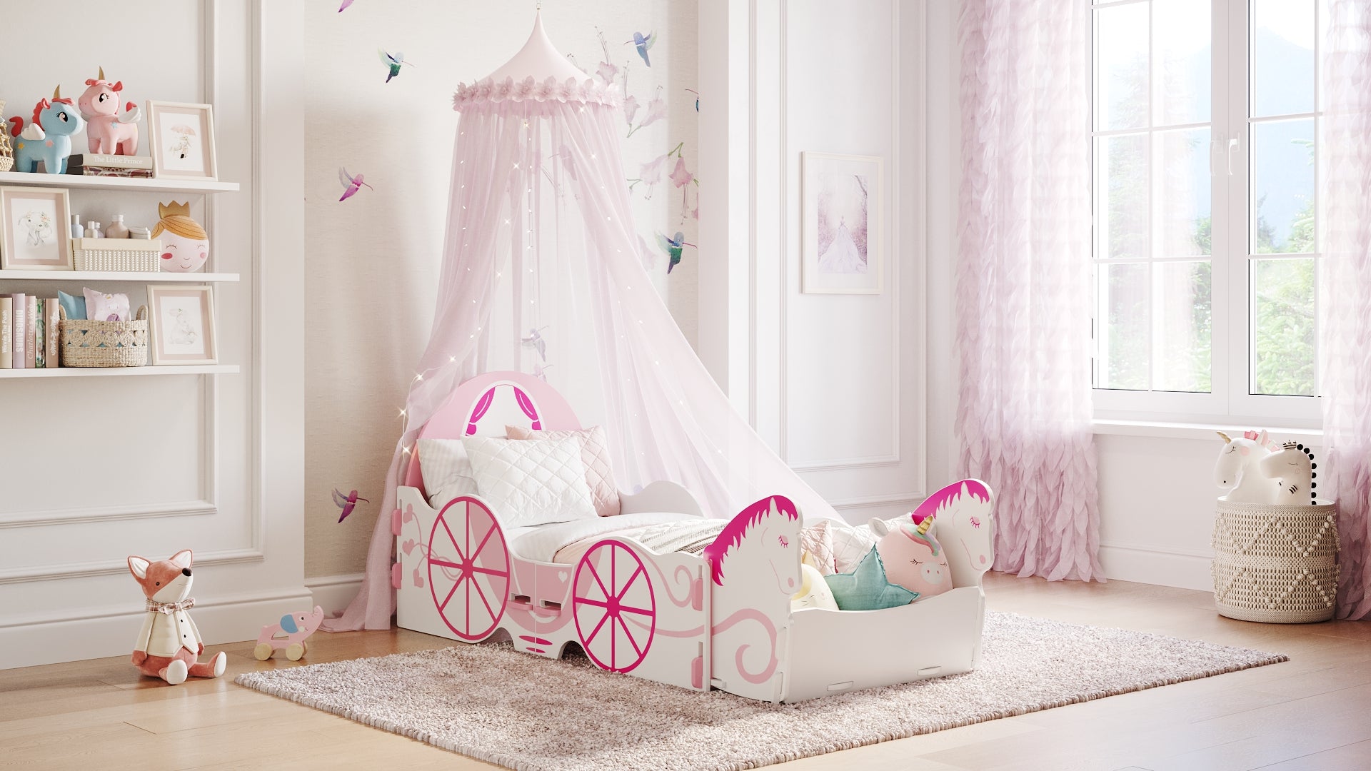 Princess Horse & Carriage Junior Toddler Bed