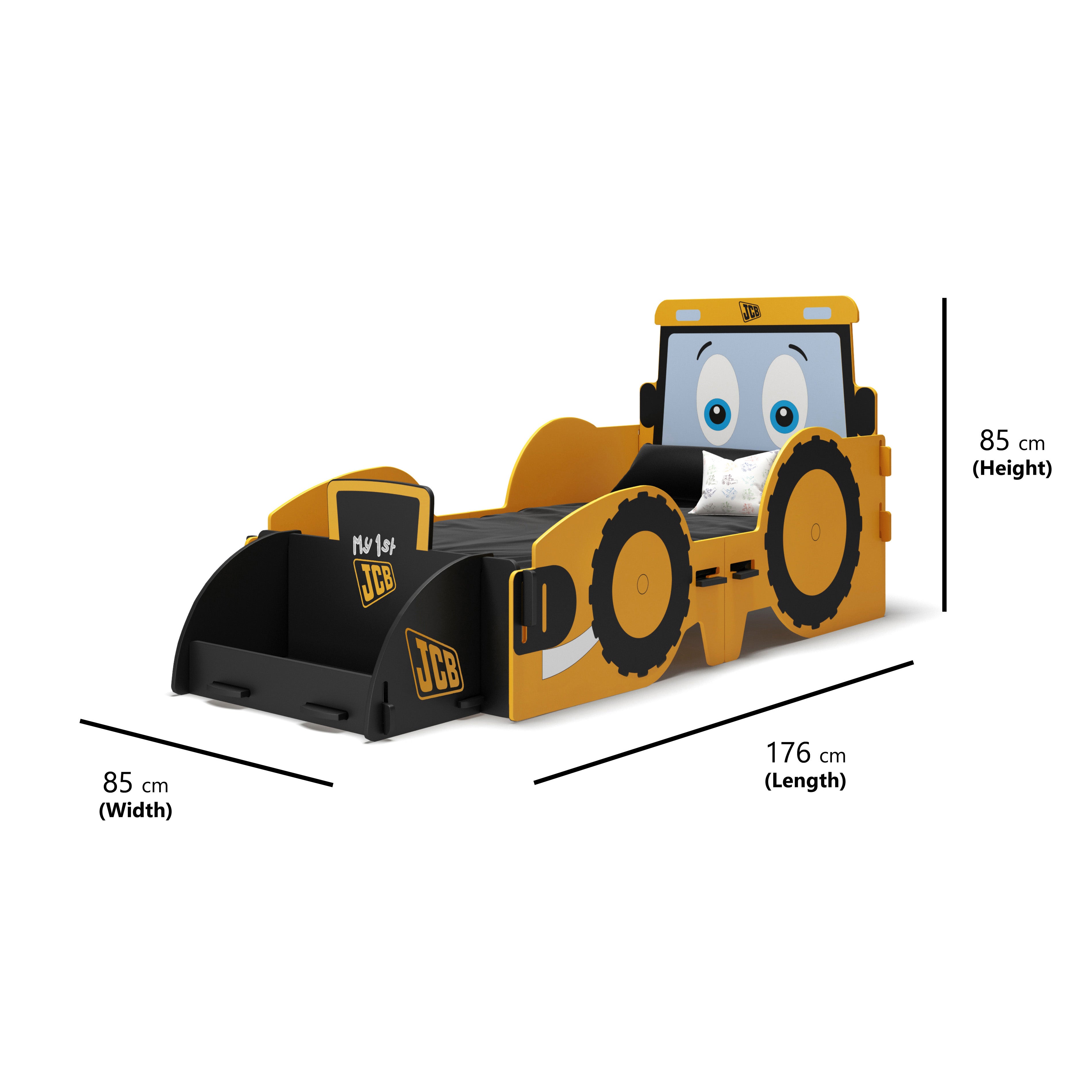 JCB Construction Junior Toddler Bed