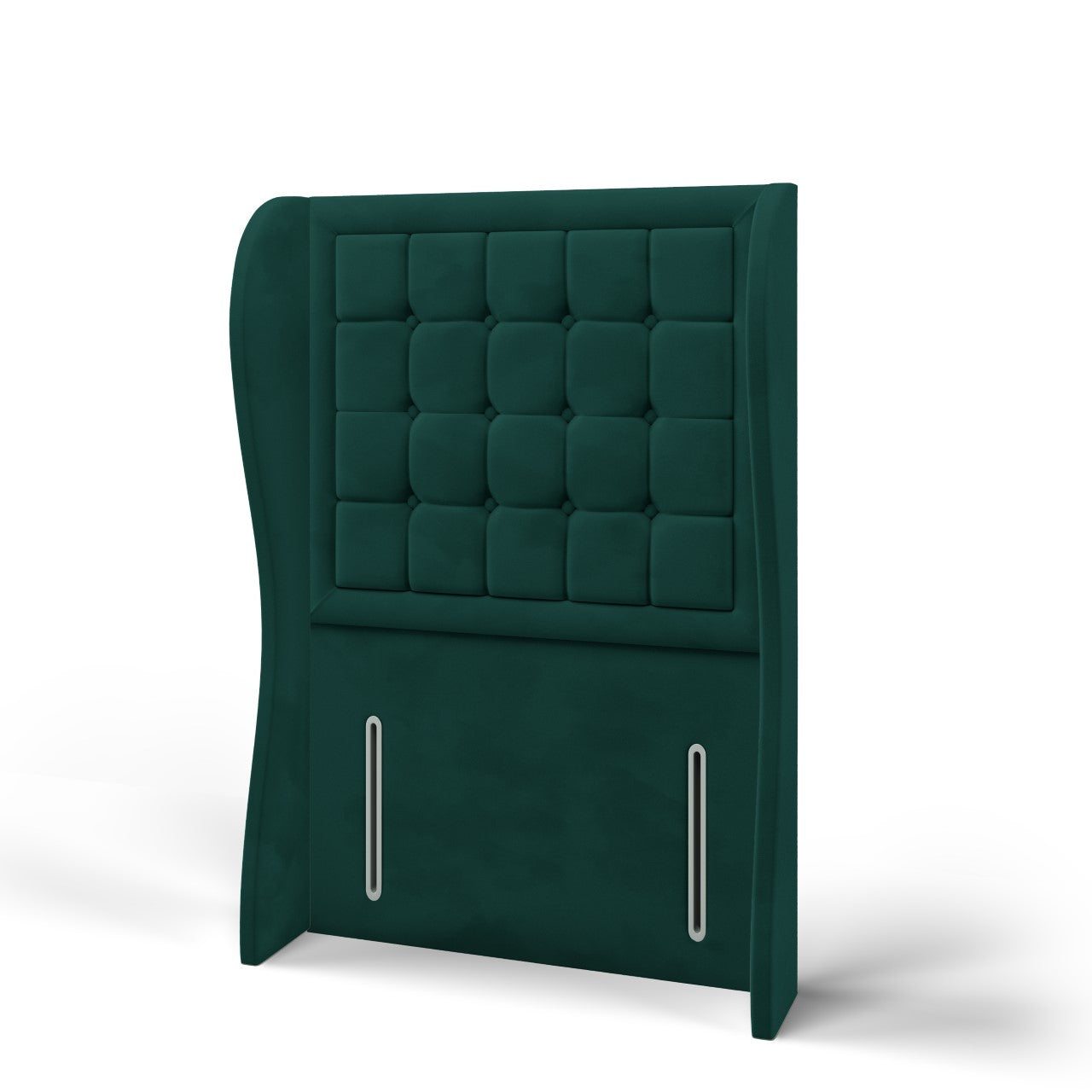 Large Cubic Border Headboard Ottoman Storage Side Lift Bed & Footend