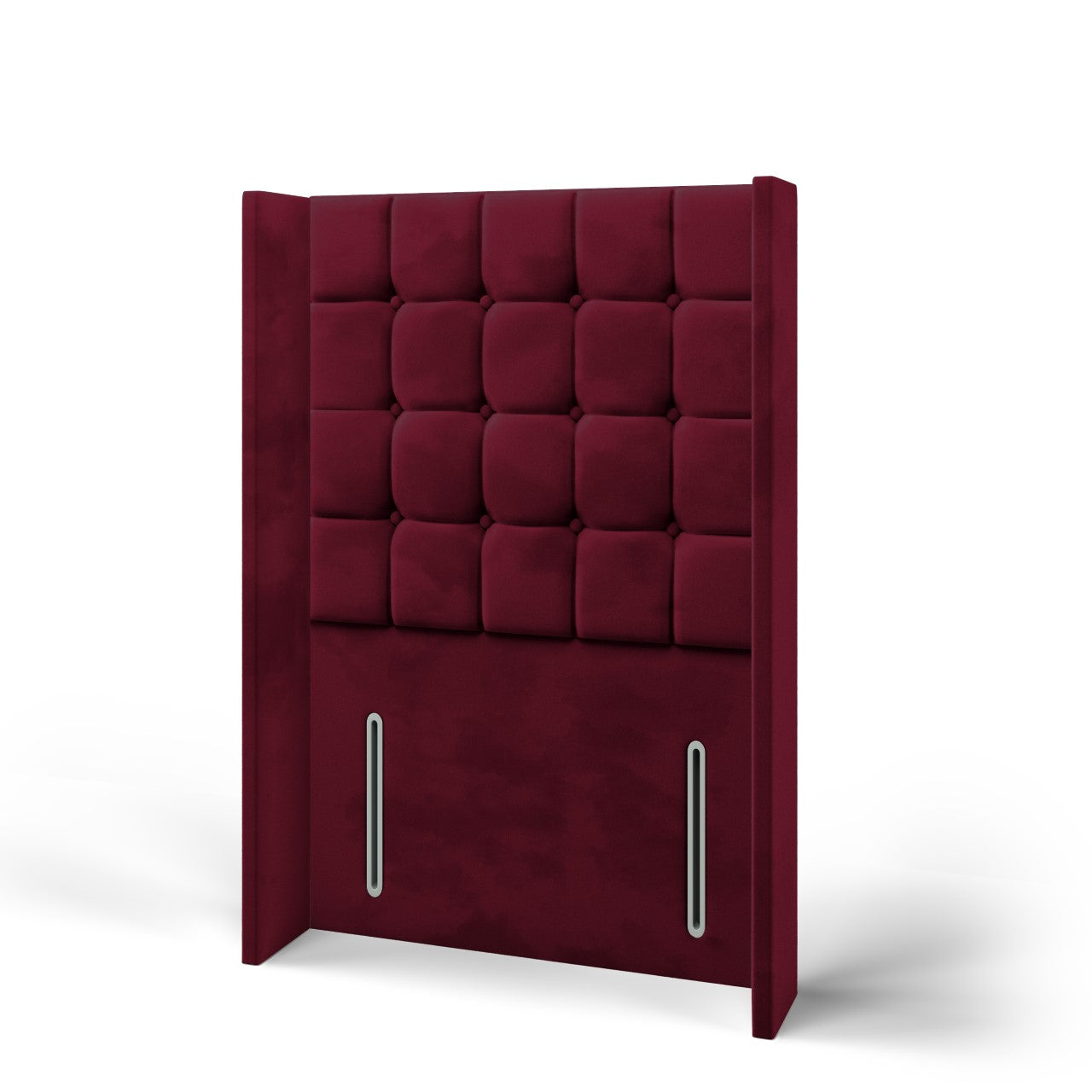 Large Cubic Headboard Ottoman Storage Bed