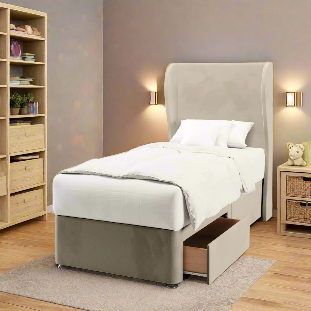Plain Headboard Divan Bed