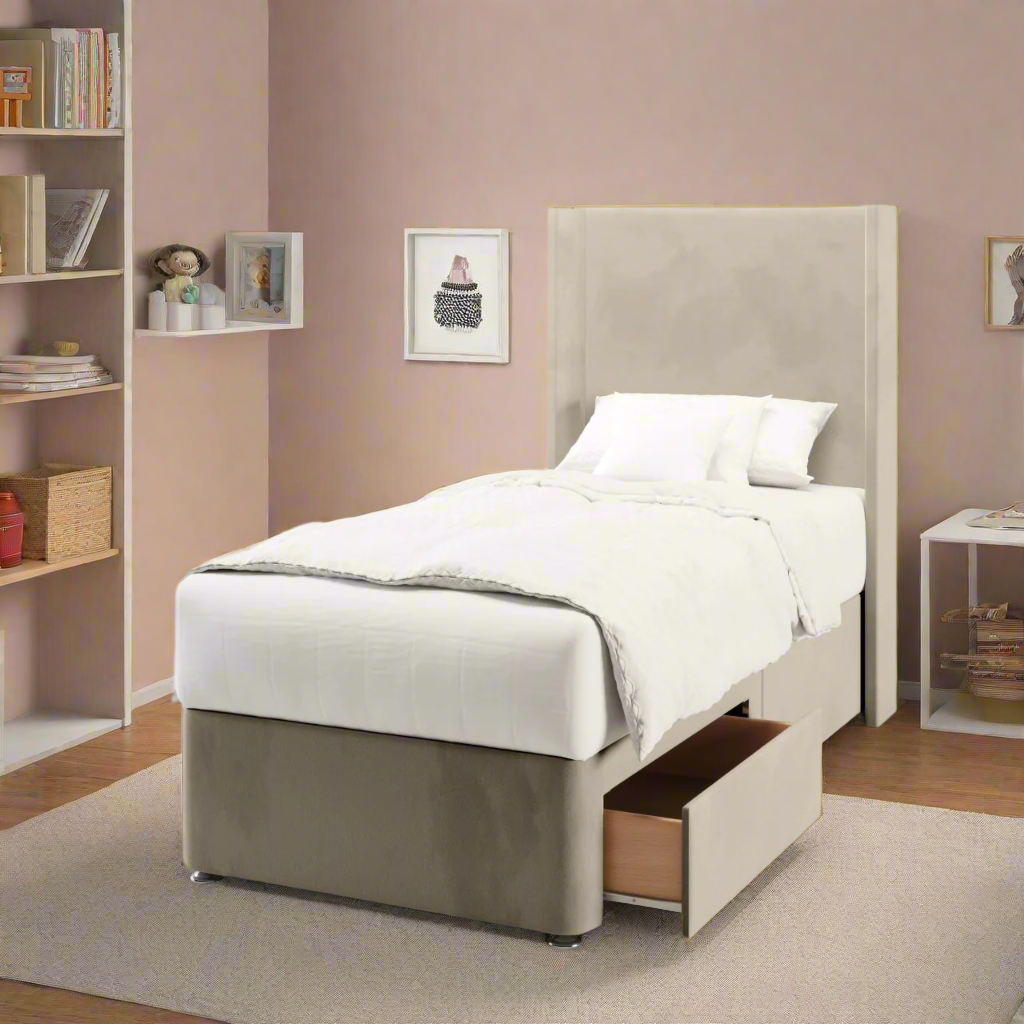 Plain Headboard Divan Bed