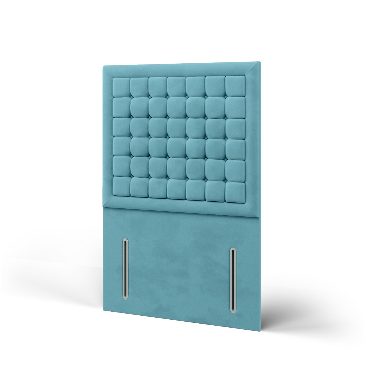 Small Cubic Border Headboard Ottoman Storage Bed