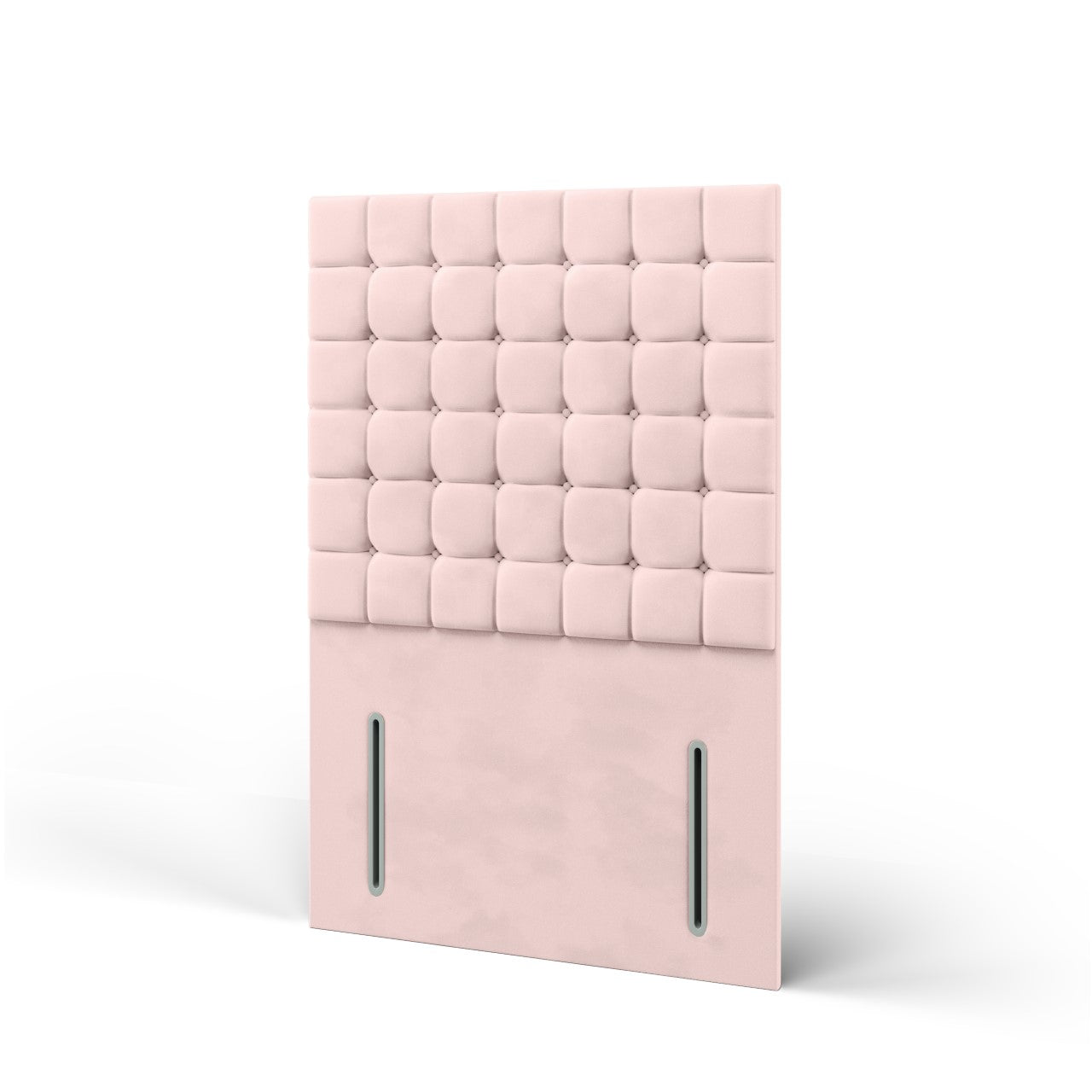 Small Cubic Headboard Ottoman Storage Bed