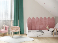 Pointed Design Wall Mounted Headboard & Build your Bed Base