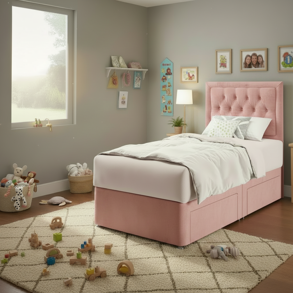 Chesterfield Border - Lighter Blush Pink