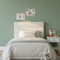 Horizontal Panels Low Headboard - Lifestyle
