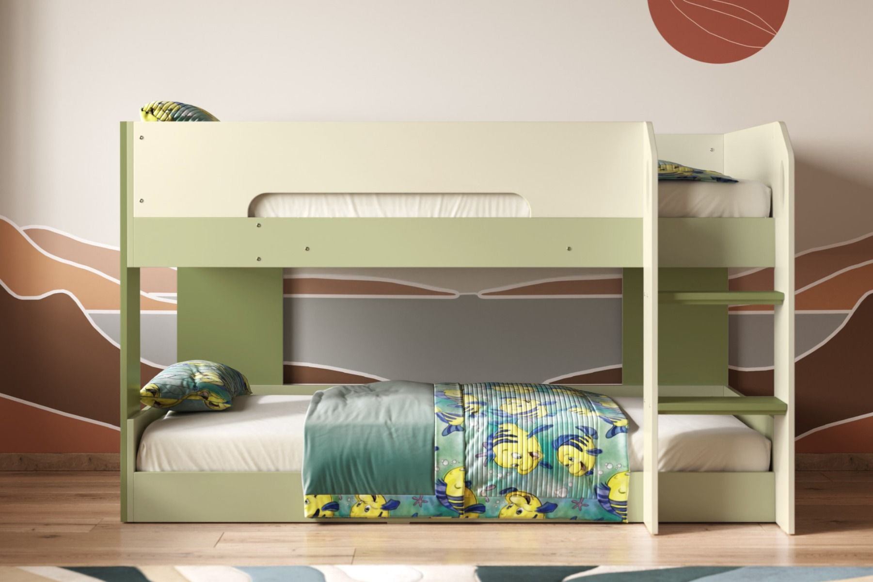 Mystic Low Pod Green Bunk Bed