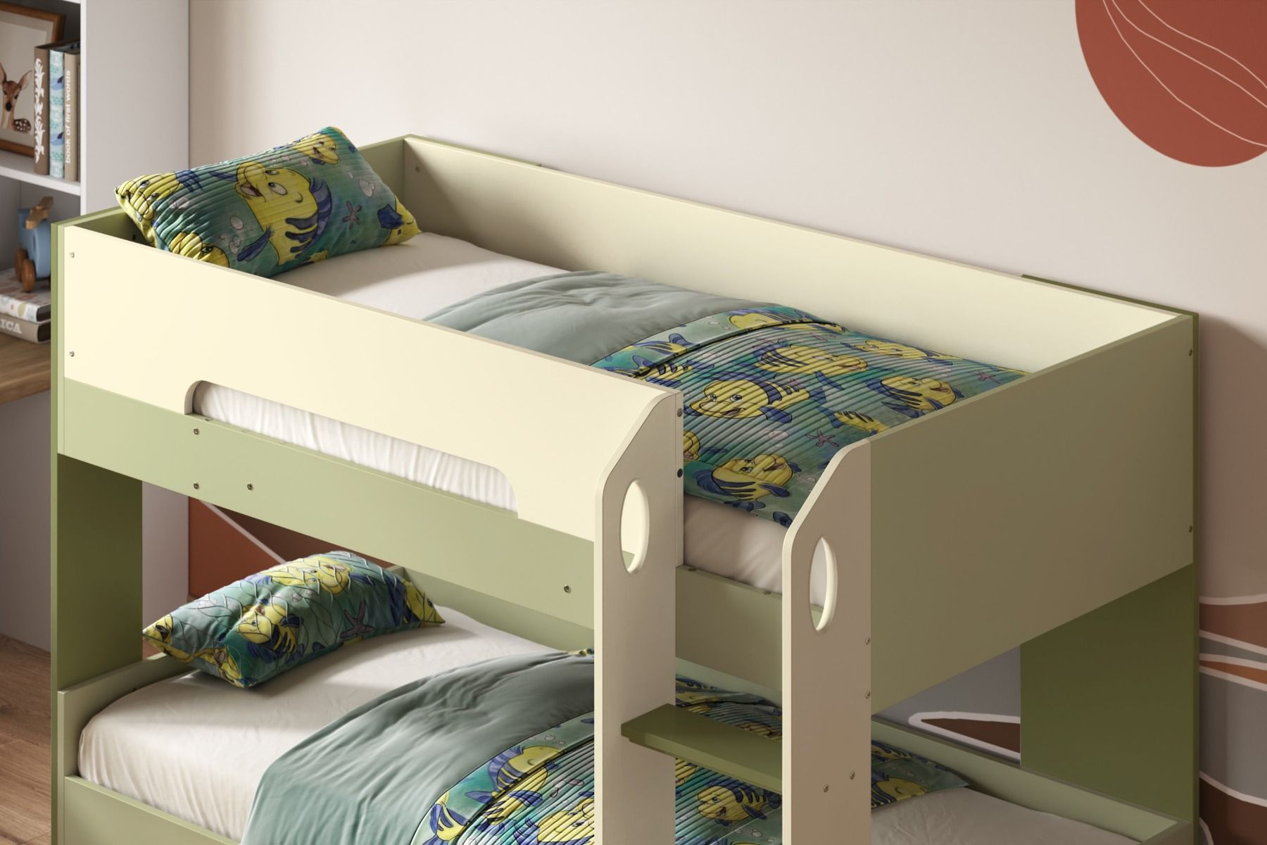 Mystic Low Pod Green Bunk Bed