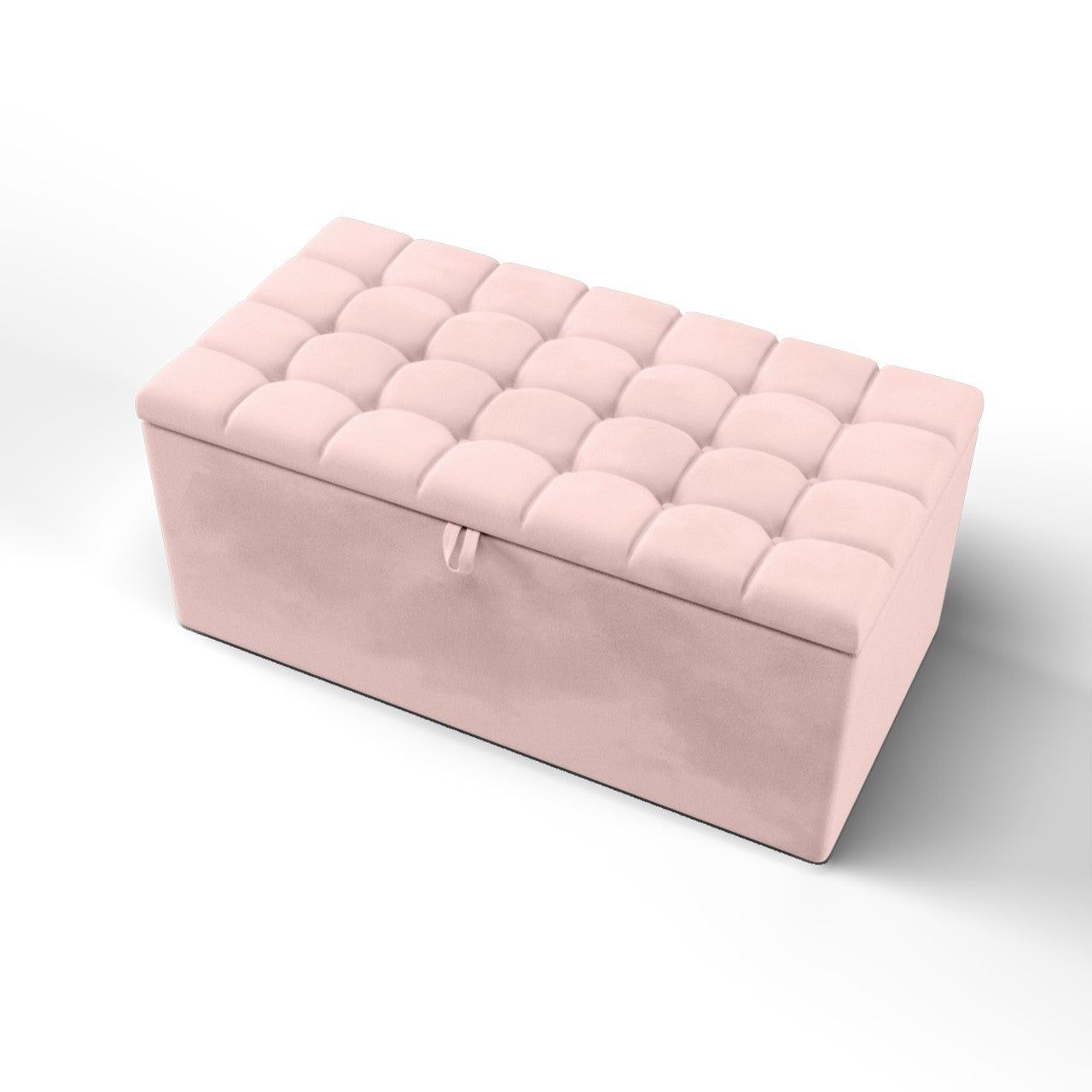 Small Cubic Bespoke Fabric Ottoman Storage Blanket Toy Box