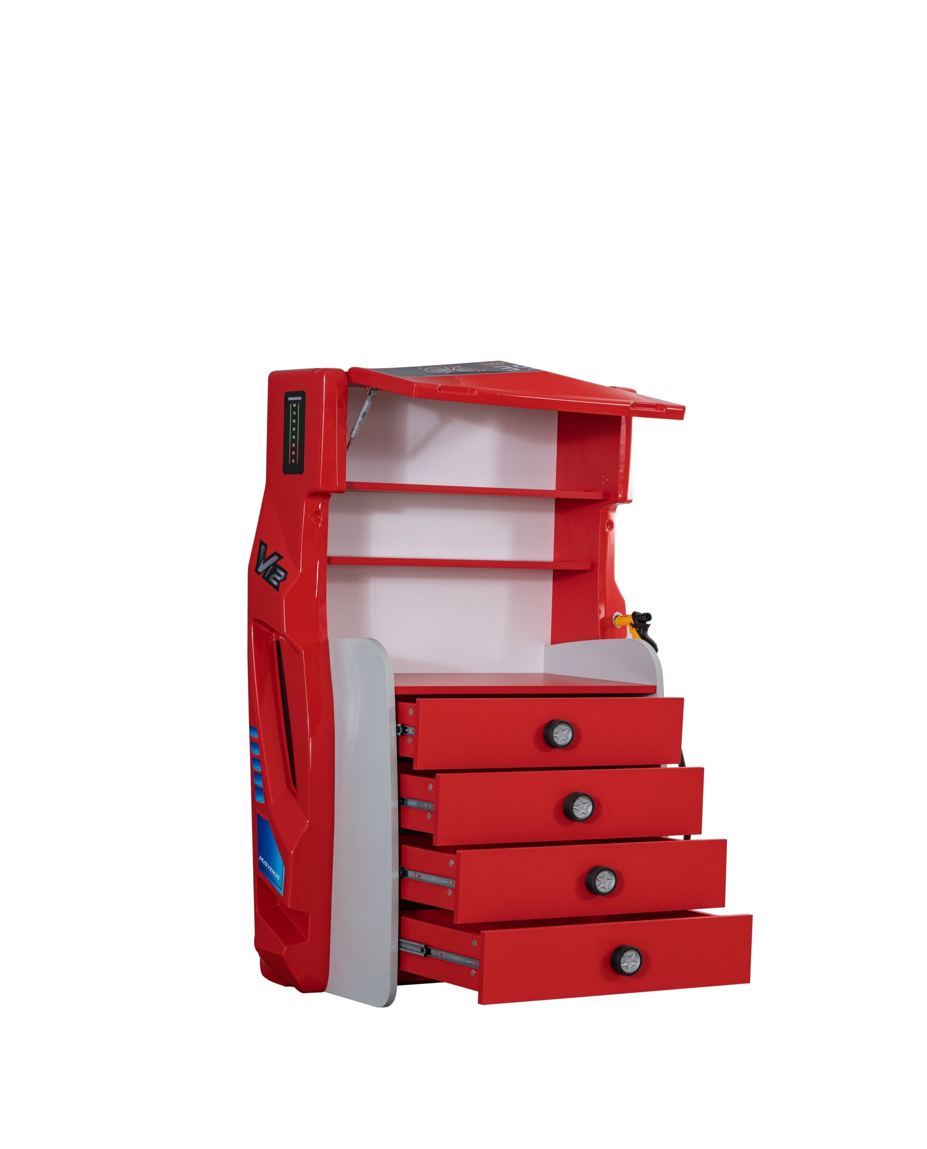 Red Racing Car Themed Furniture Set