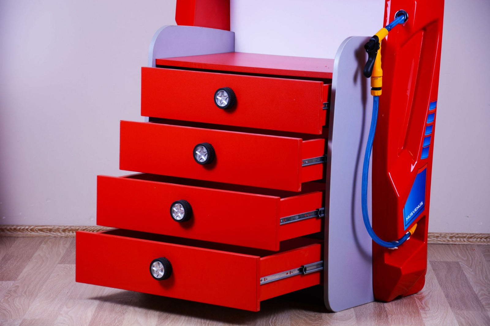 Red Racing Car Themed Chest of Drawers