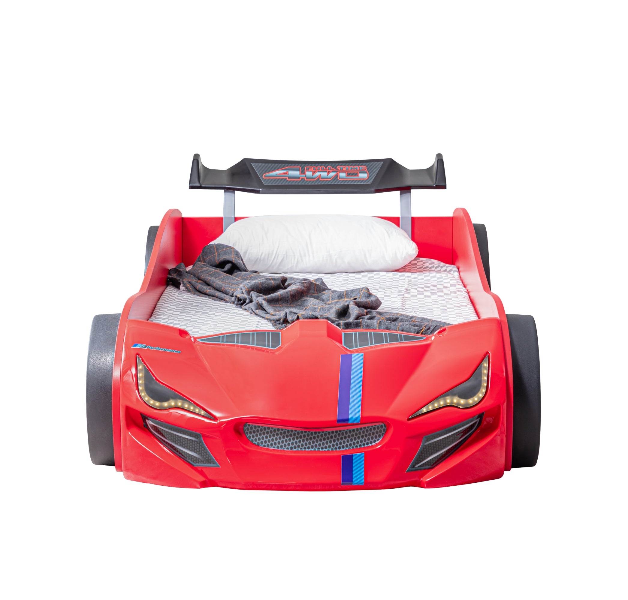 Forza 3FT Single Red Novelty Racing Car Bed