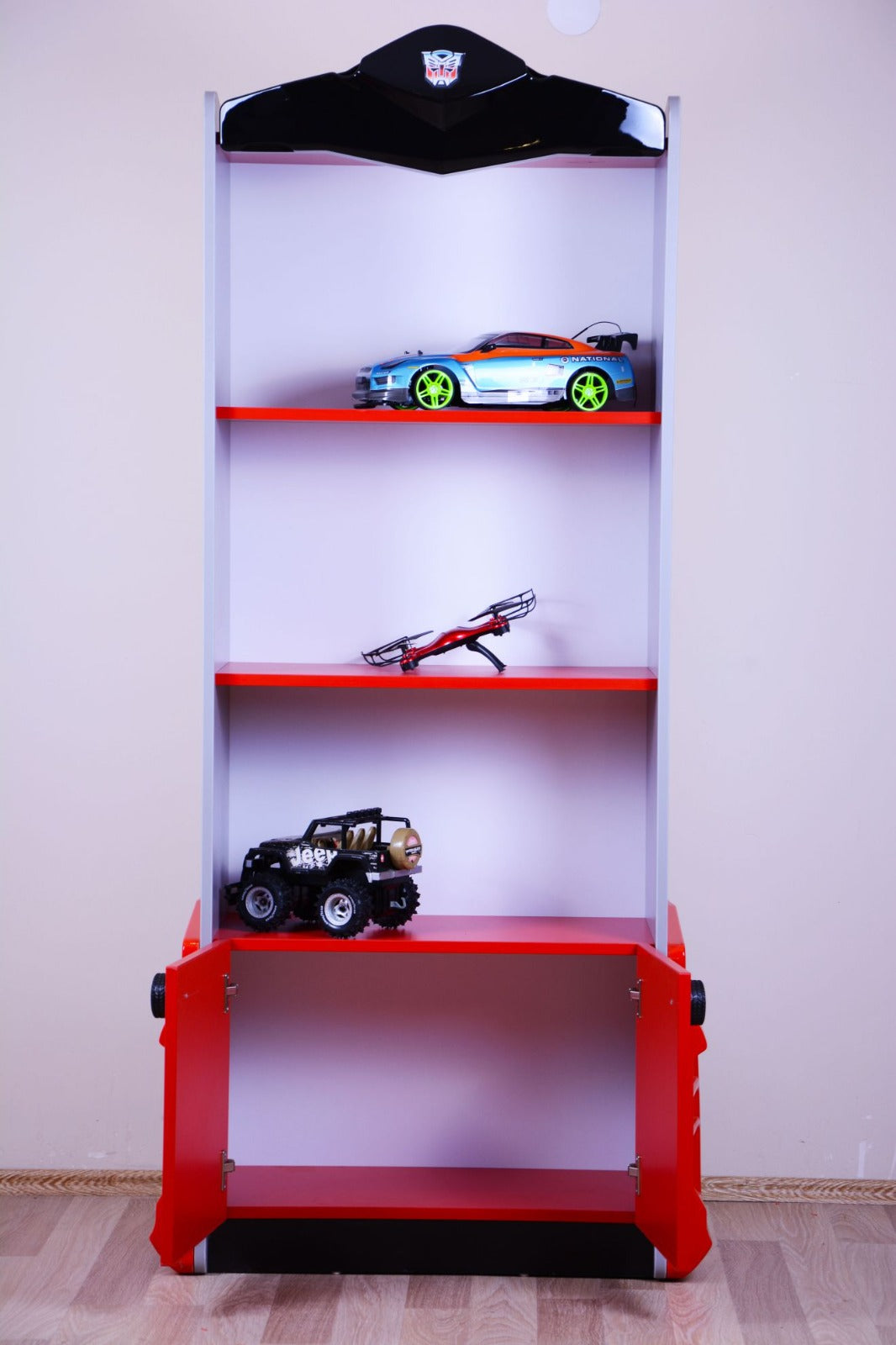 Red Racing Car Themed Bookcase