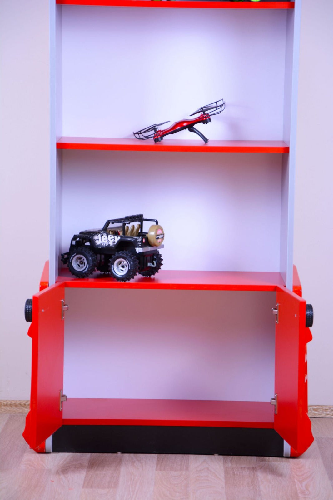 Red Racing Car Themed Bookcase