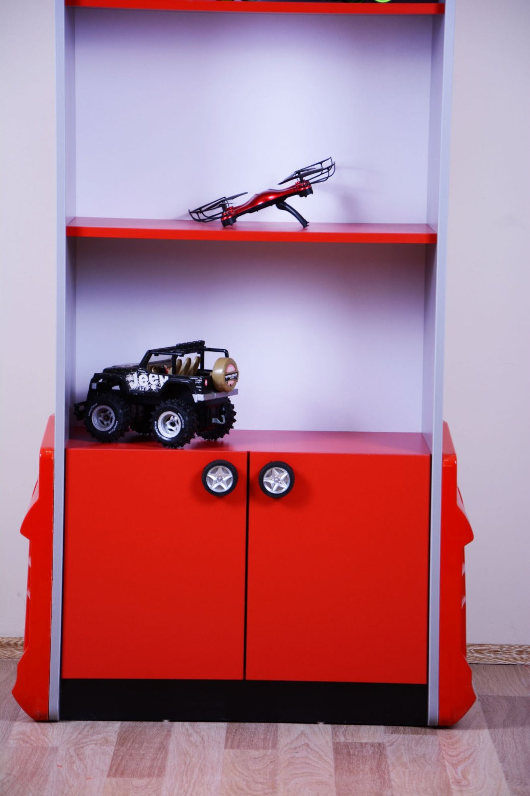 Red Racing Car Themed Bookcase