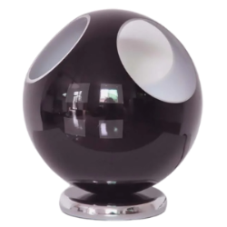 Orb Black Glass Table Lamp