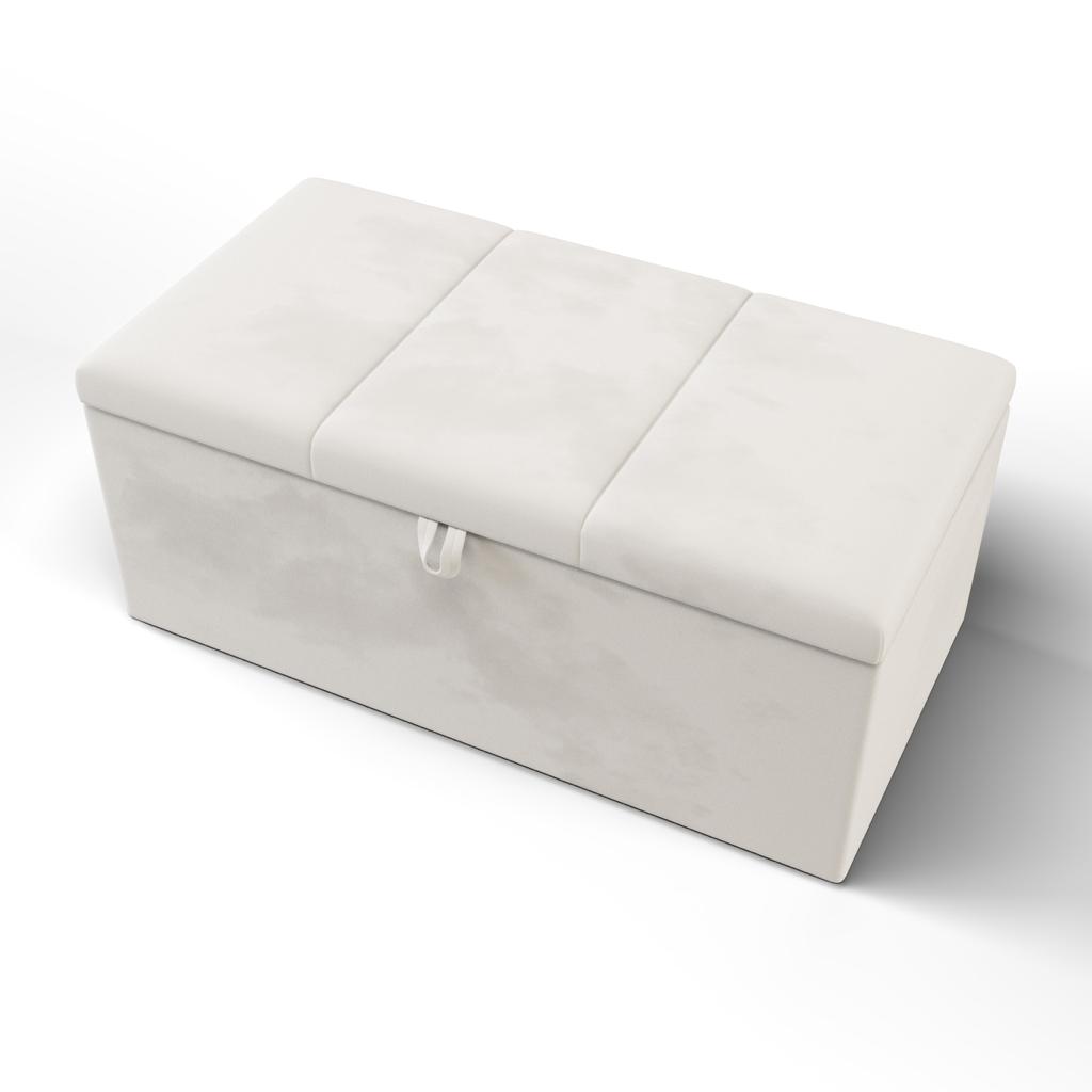 3 Panel Bespoke Fabric Ottoman Storage Blanket Toy Box