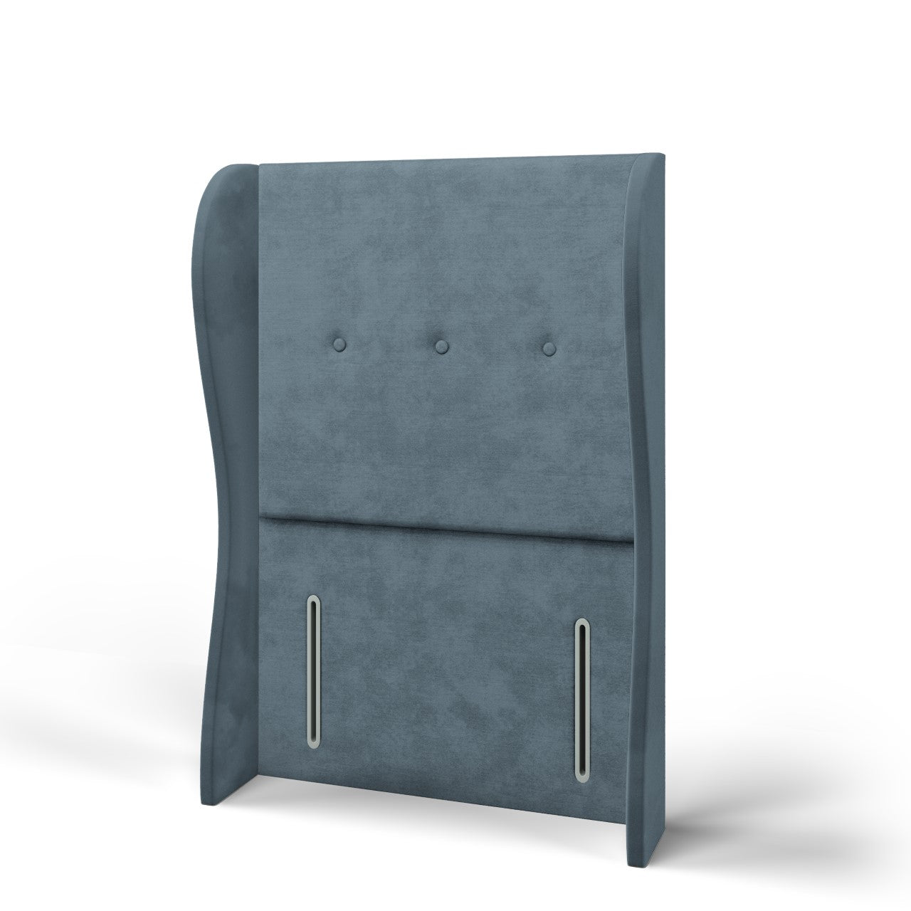 Plain Fabric Middle Curve Wing Headboard