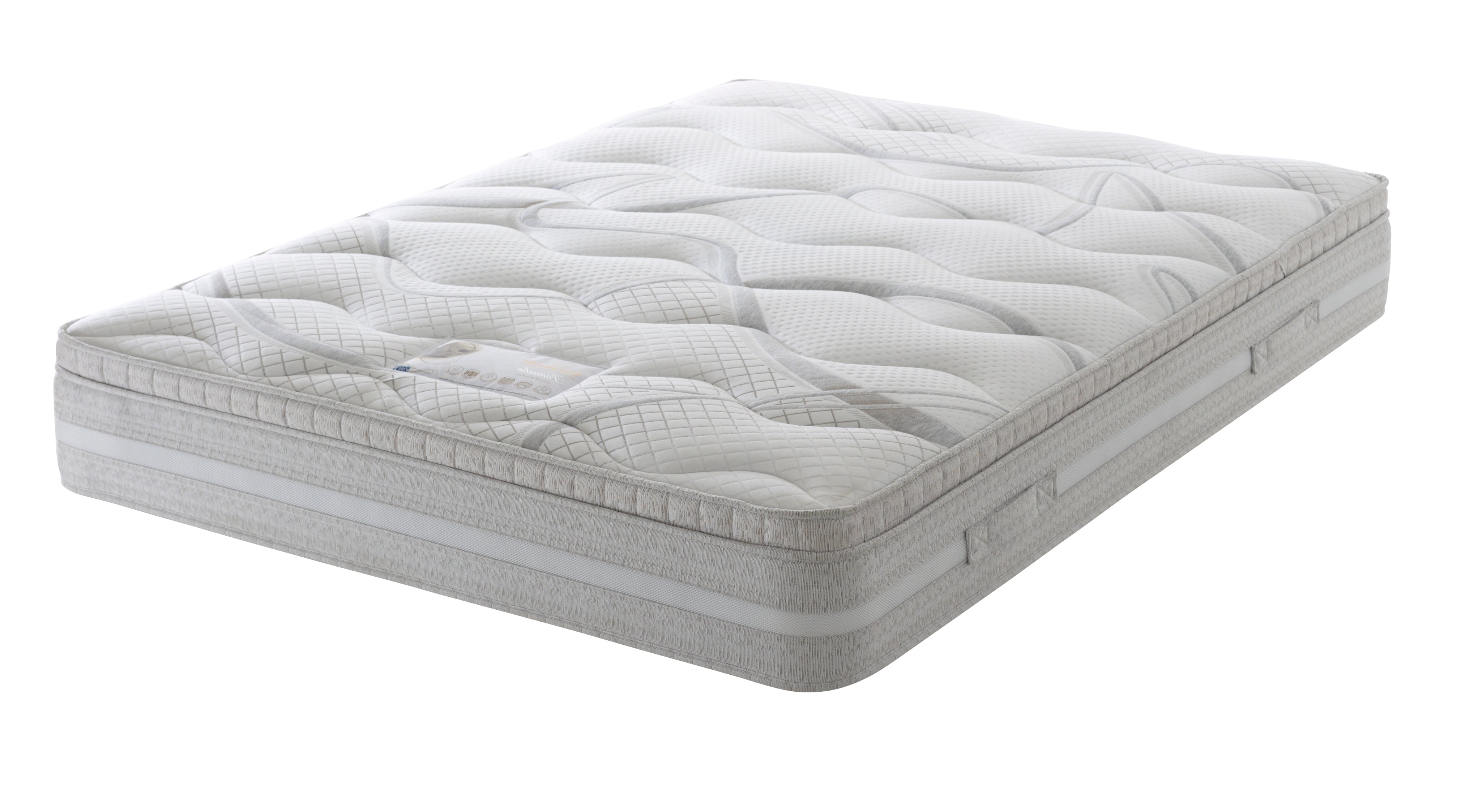 Prague Luxury Open Coil Spring Cushion Top Orthopaedic Backcare Mattress