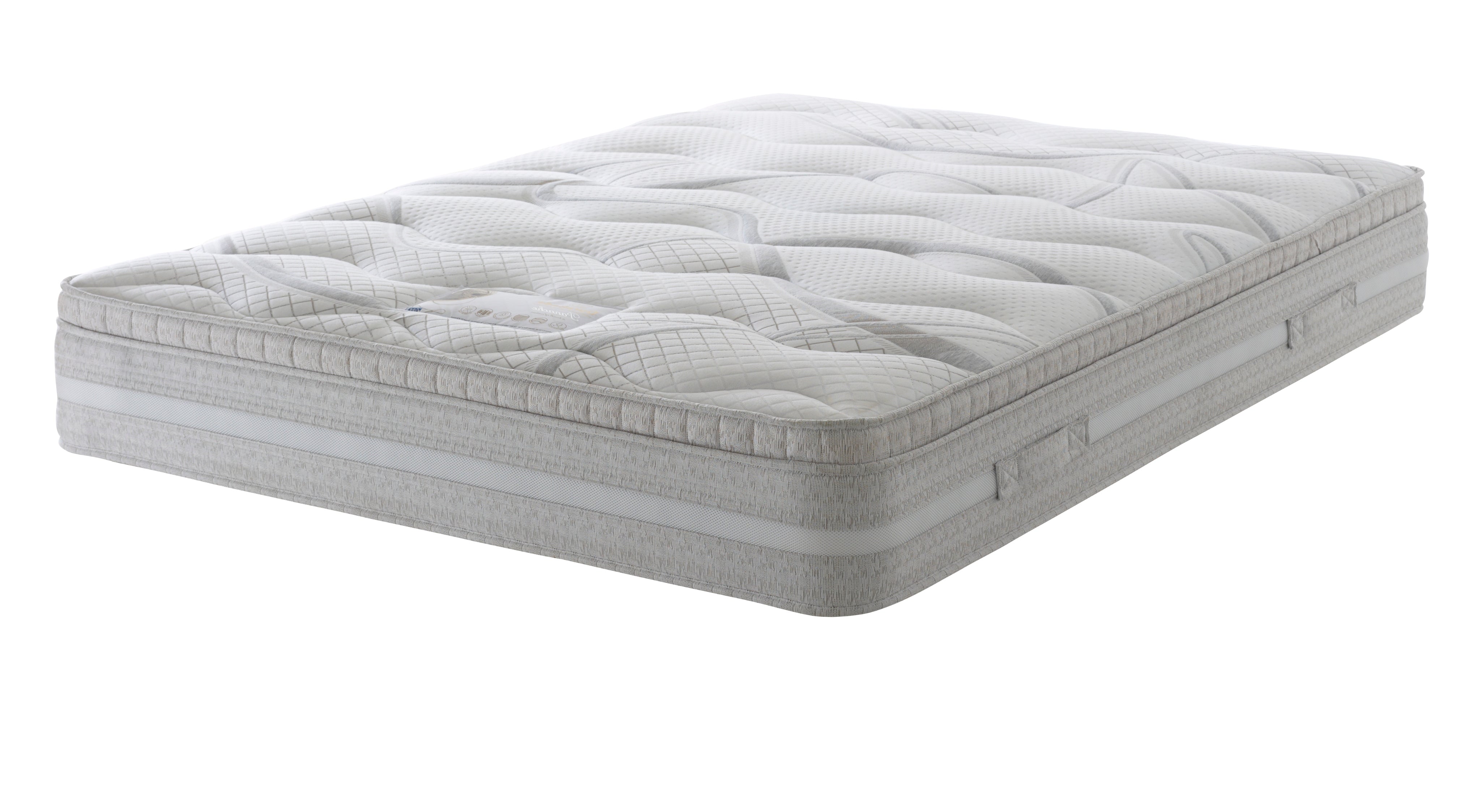 Prague Luxury Open Coil Spring Cushion Top Orthopaedic Backcare Mattress