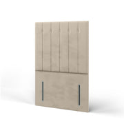 Vertical Panels Buttoned Tall Headboard